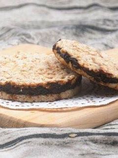 無奶無蛋無麵粉燕麥夾心餅乾 的食譜成品照片