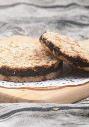 無奶無蛋無麵粉燕麥夾心餅乾 的食譜成品照片