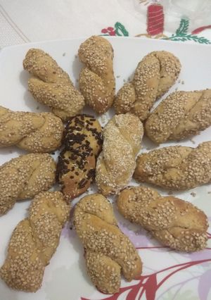 Φωτογραφία της συνταγής Κουλουράκια με ταχίνι και μέλι