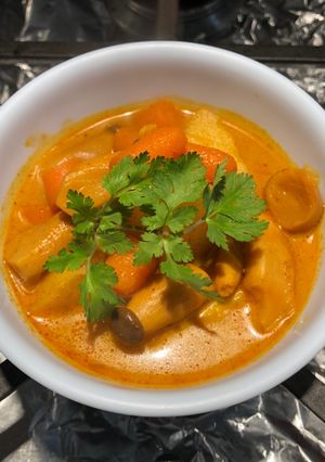 Hình của món Cà ri chay.