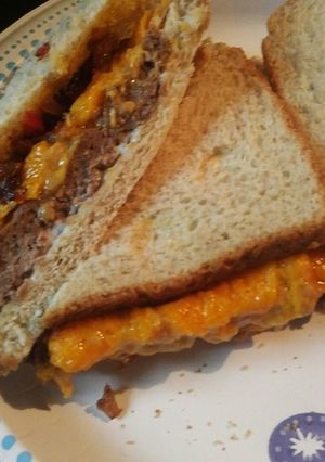 A picture of Oven Baked Cheeseburger.