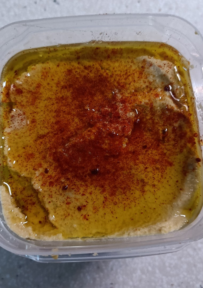Una foto de Hummus de lentejas rojas