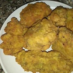 Chicken in batter A picture of Chicken in batter.
