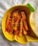 Măng xào lá nghệ (chay)