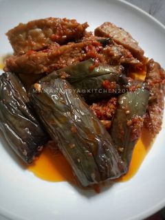 Foto resep Dua T (Terong Tempe) sambalado