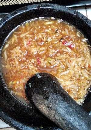 Foto resep Rujak mangga serut