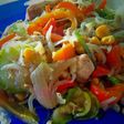 Pollo salteado con verduras - estilo tailandés-