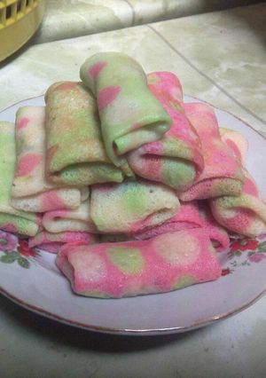Foto resep Dadar Gulung Pisang Cokelat Polkadot