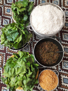 عکسی از دستور دلمه برگ مو
