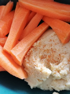 Una foto de Hummus de garbanzos