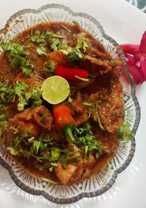 A picture of Chicken Koyla Karahi.