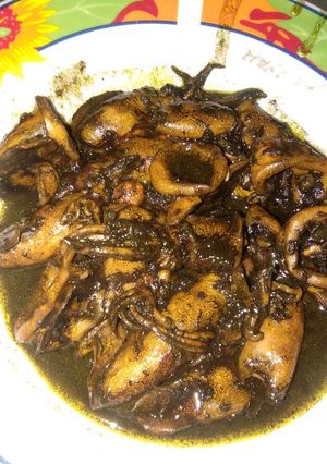 Foto resep Cumi masak hitam