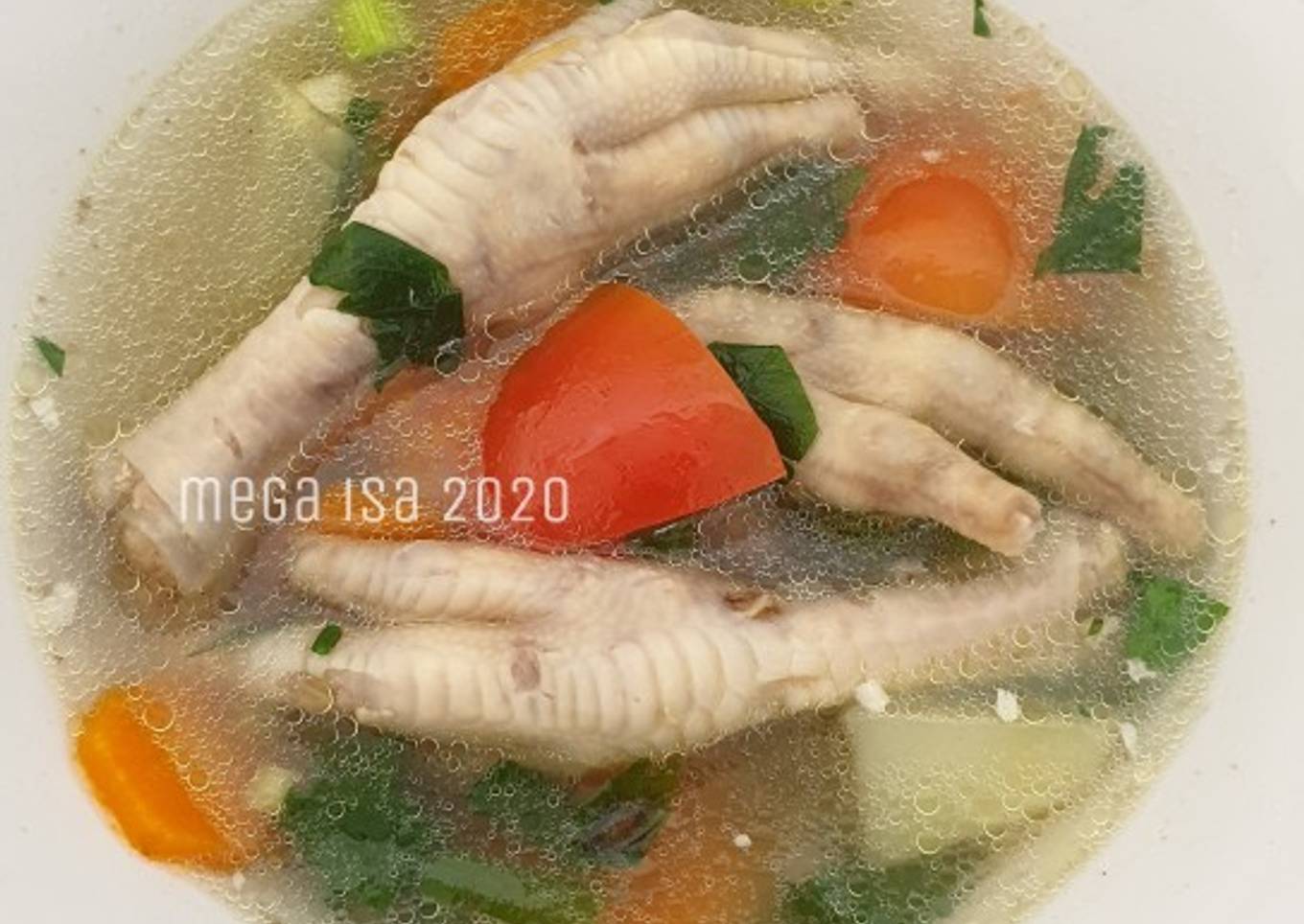 Sop Ceker Ayam Empuk