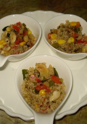 A picture of Quinoa upma.