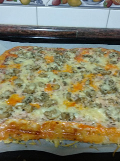 Una foto de Pizza sin amasado