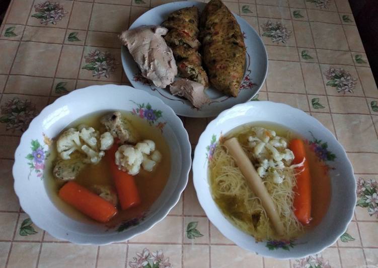 Pulykamellből leves