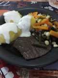 Papas con Salsa de Queso
