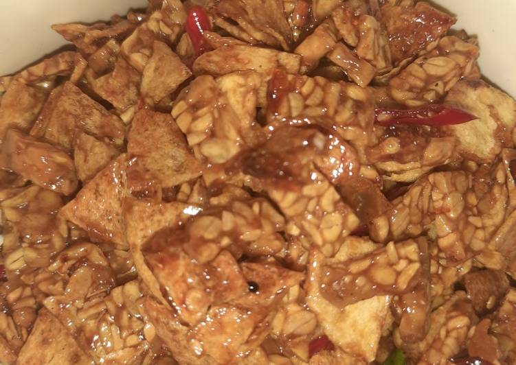 Cara Gampang Membuat Kering Tempe Kentang Pedas Manis Anti Gagal