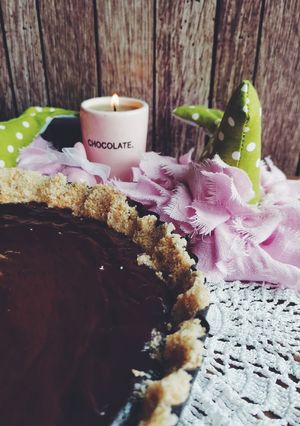Une photo de Tarte au chocolat sans cuisson