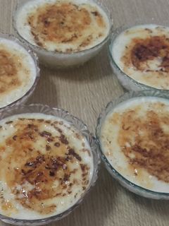 Una foto de Arroz con leche y nata