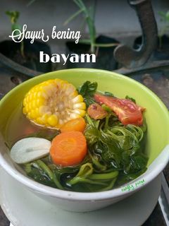 Foto resep Sayur bening bayam