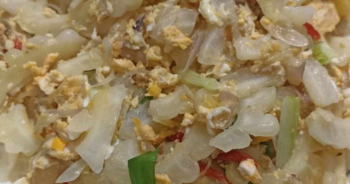 Tumis Pare Orak Arik Telur