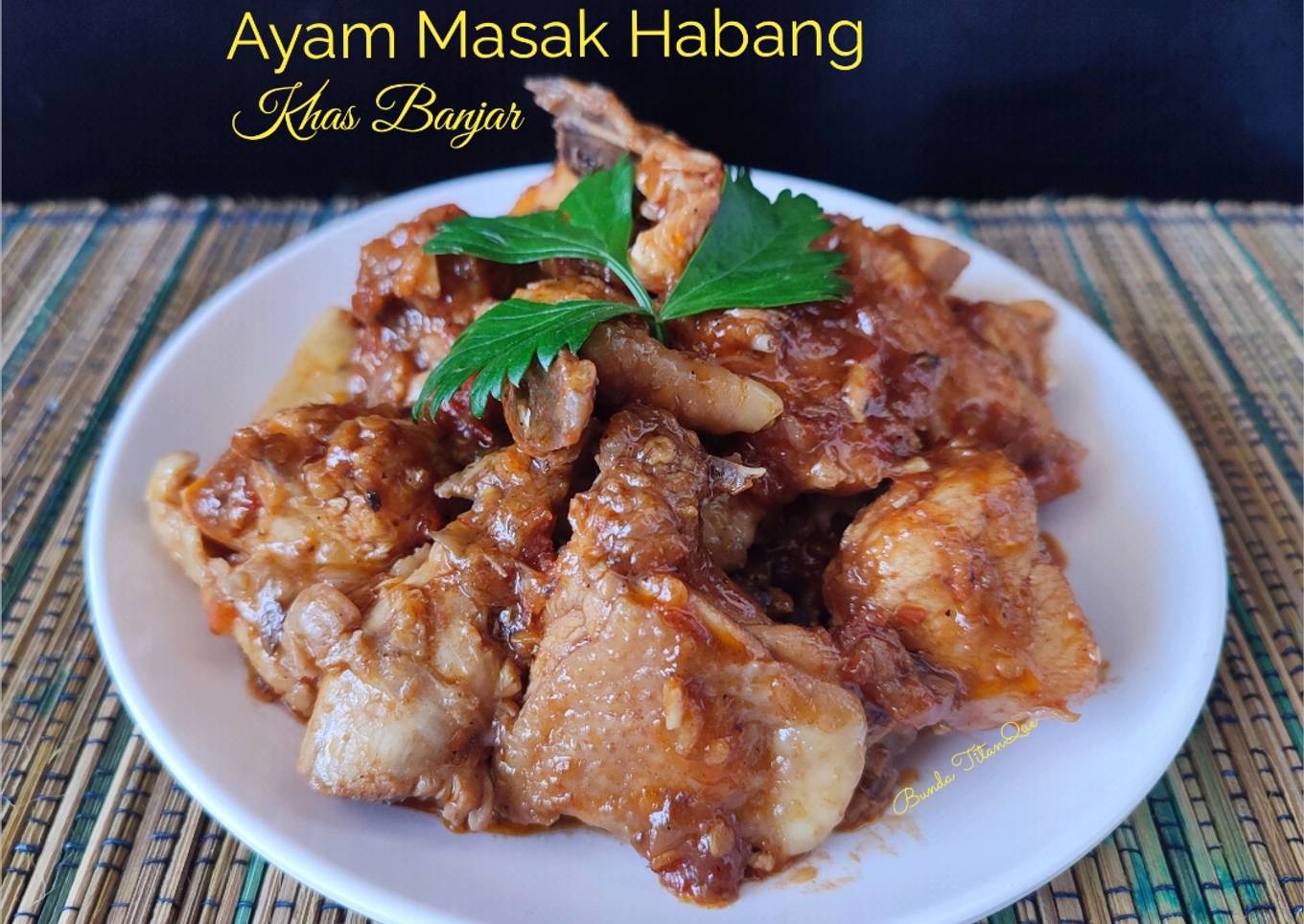 Ayam Masak Habang Khas Banjar