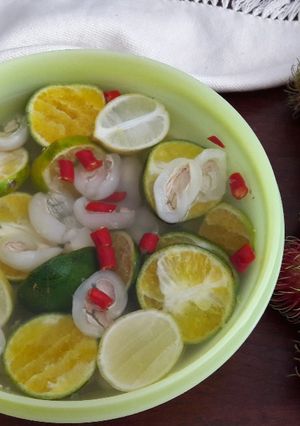 Foto resep Asinan rambutan kekinian ala hsl panen🍒