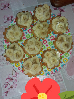 صورة لوصفة تارتولات بالموز 🍌