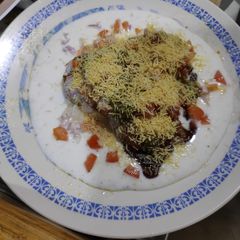 A picture of Delhi special dahi tikki.