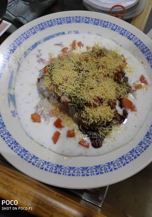A picture of Delhi special dahi tikki.