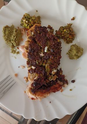 Una foto de Salmón con corteza de Pistacho-Dijon