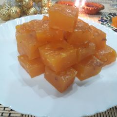 A picture of Bombay halwa.