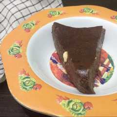 A picture of Puding Brownies Keju Rice Cooker.