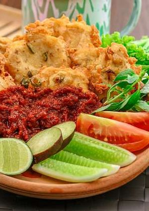 Foto resep Resep Tahu Tempe Kriuk Sambal Penyet