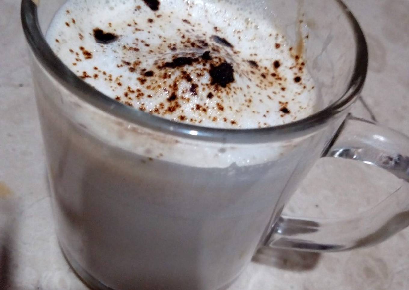 Frothy coffee