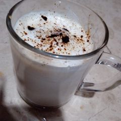 A picture of Frothy coffee.