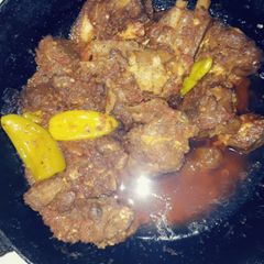 Mutton karhai A picture of Mutton karhai.
