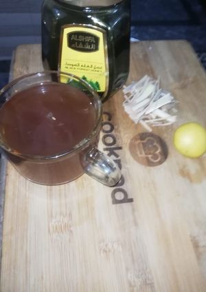 A picture of Lemon Grass tea.