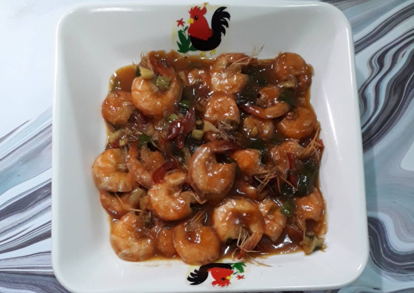 Udang oseng mentega