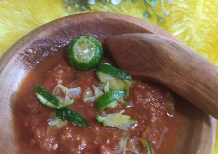 Cara Gampang Menyiapkan Sambel terasi jeruk favorit suami 😍 Anti Gagal