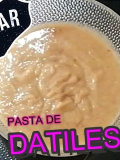 Una foto de Pasta de dátiles. BLW