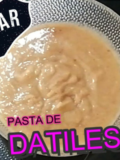 Una foto de Pasta de dátiles. BLW
