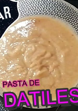 Una foto de Pasta de dátiles. BLW