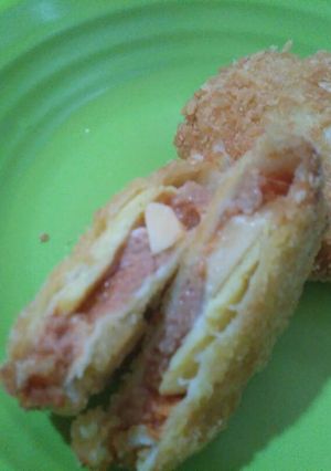 Foto resep Roti Goreng (isi kornet ayam)