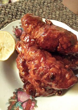 Foto resep Chicken crispy with honey lemon sauce