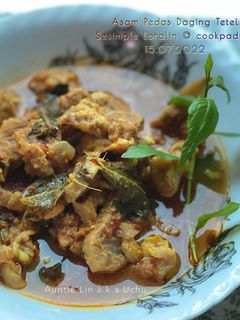 Gambar Asam Pedas Daging Tetel Versi Simple