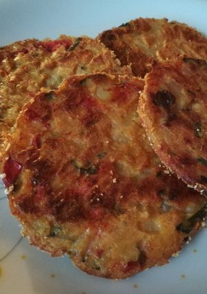 Foto di Hamburger di patate e verdure miste
