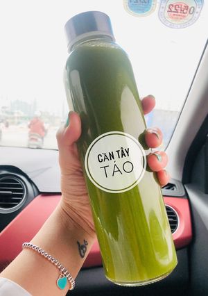 Hình của món Nước ép cần tây, táo.