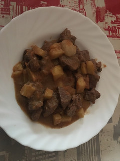 Una foto de Carne de ternera en salsa